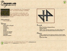 Tablet Screenshot of dungeoneer.com